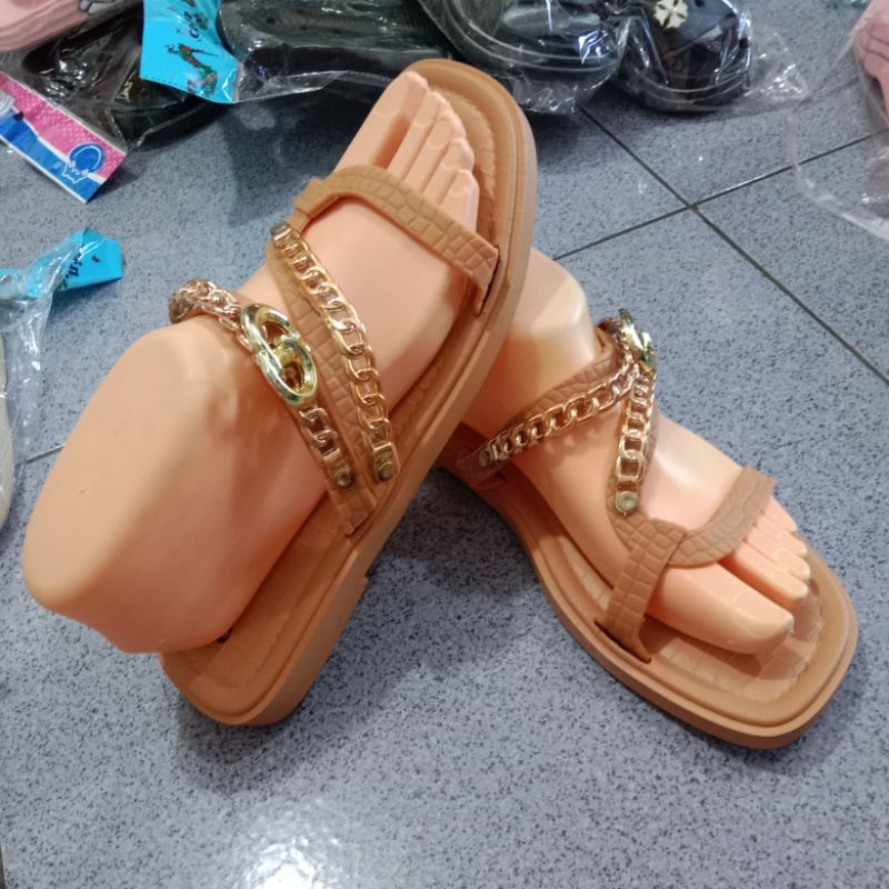 Sandal Wanita Jelly Impor Motif Terbaru