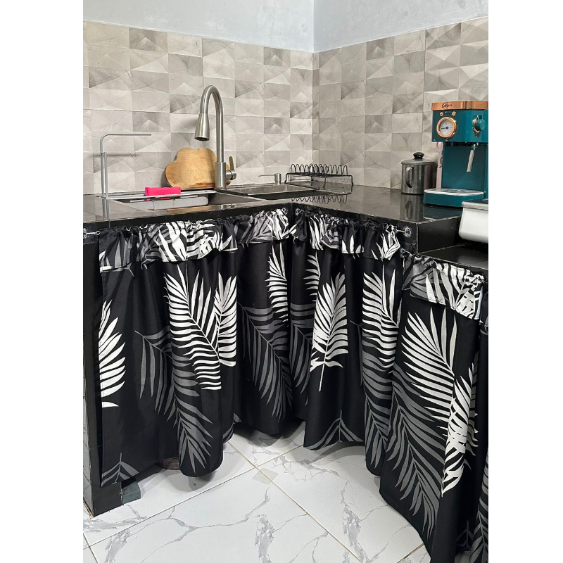 Gorden Kolong Meja Dapur | Gorden Kolong Dapur | Tirai Dapur