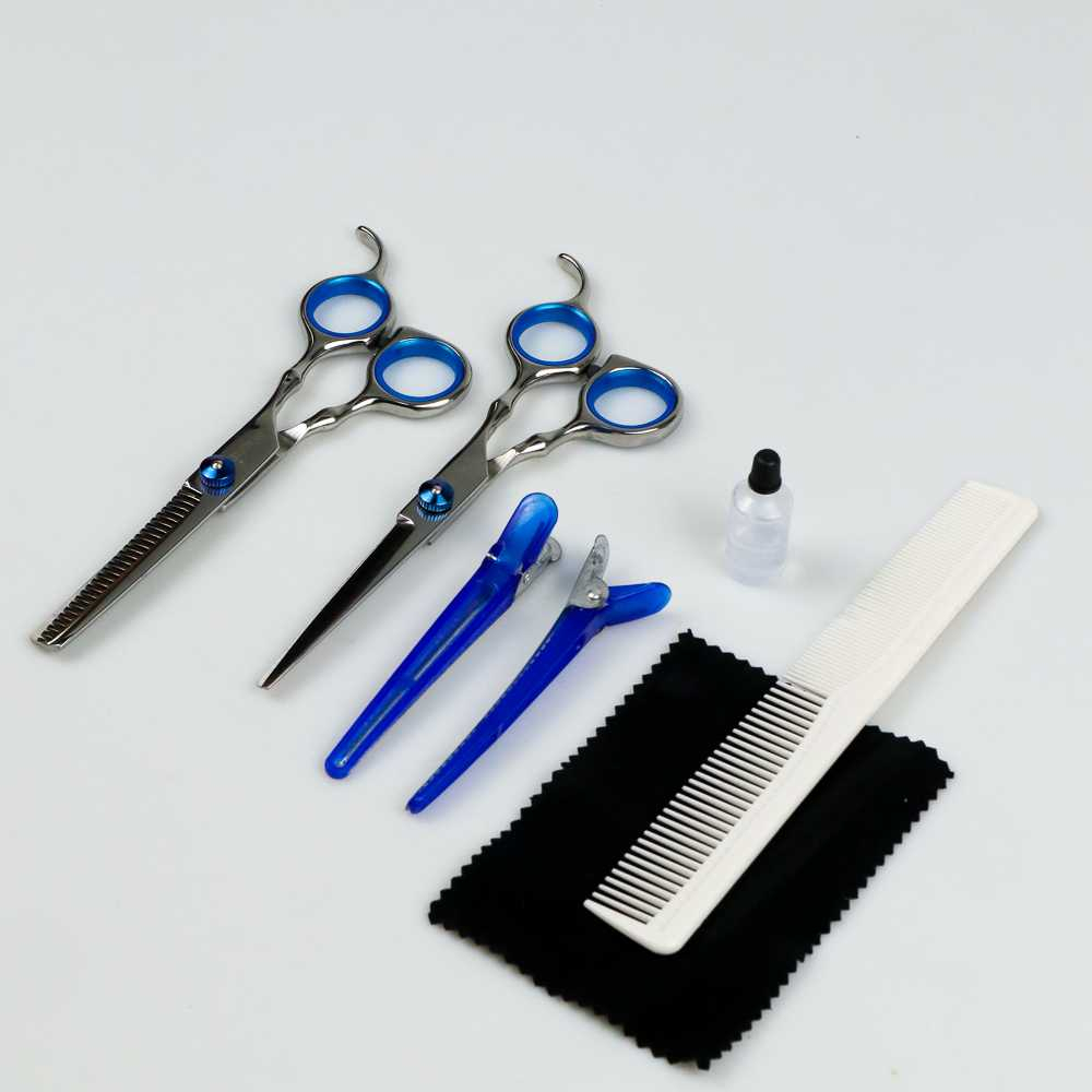 Gunting Rambut Profesional 1 Paket Set Stainless Steel Praktis