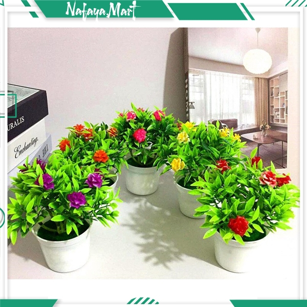 TANAMAN HIAS PLASTIK / TANAMAN BONSAI ARTIFICIAL RUMAH / ORNAMEN TANAMAN HIAS PLASTIK