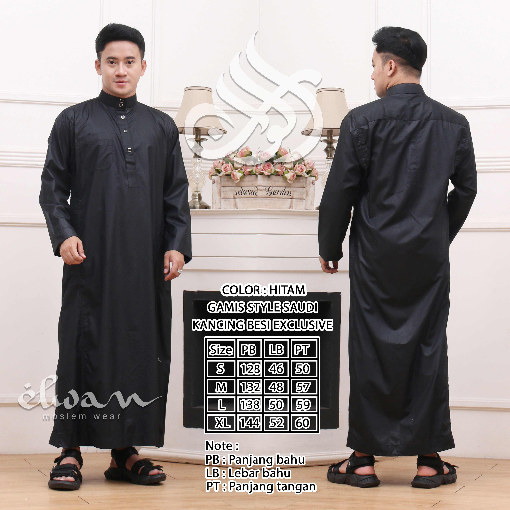 GAMIS STYLE SAUDI KANCING METAL