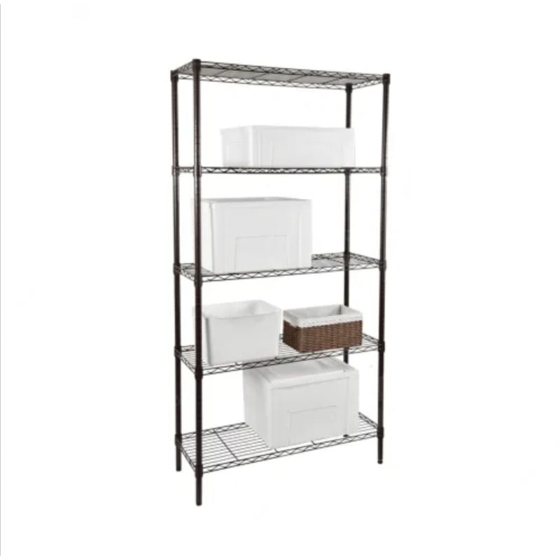 STORA Rak Besi 5 Tingkat/Rak Penyimpanan/Rak Barang/Shelving 5 Tier