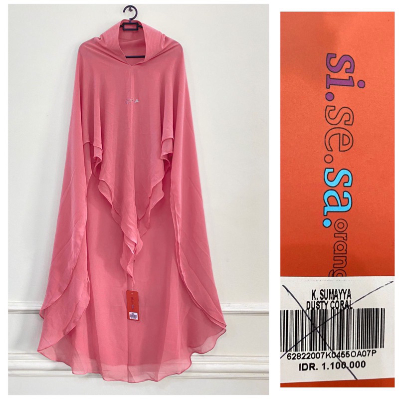 SALE sisesa khimar dusty pink sumaya