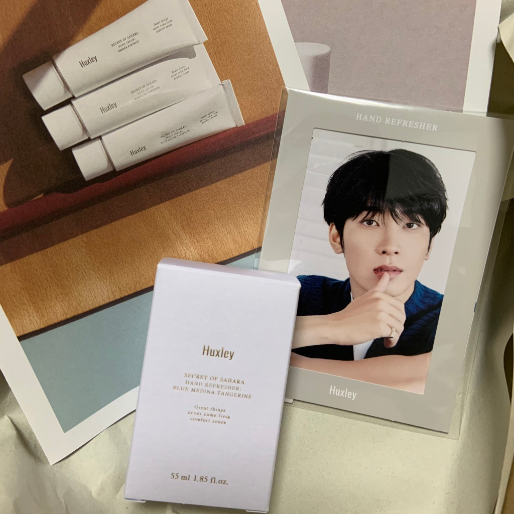 [ 🇰🇷✅ READY ] HUXLEY X WONWOO (+ Wonwoo's Photocard / Postcard POB Gift)