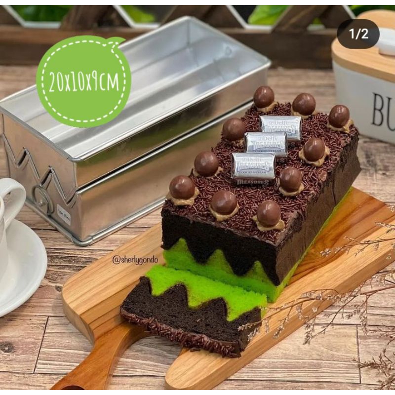 Loyang Spiku Tumpuk 20x10x9cm - Cake Lapis Surabaya ZIG ZAG Tingkat