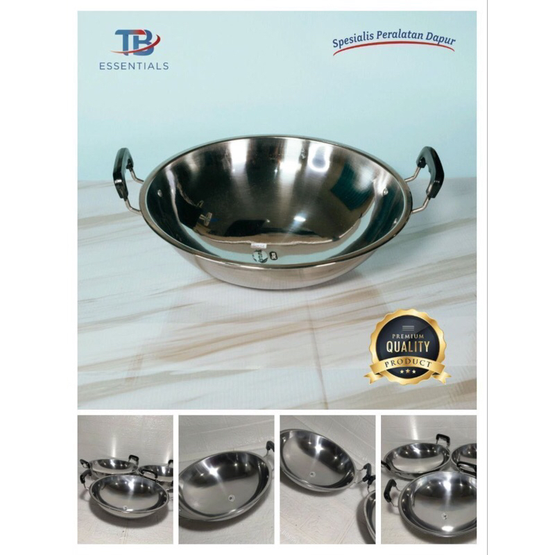 wajan stainless tebal