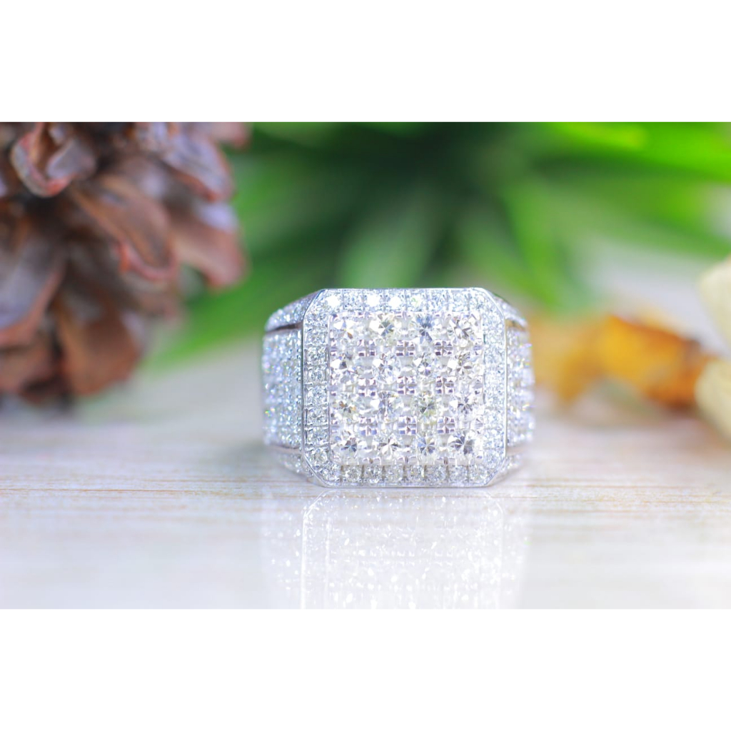 Cincin emas dan berlian pria super berlian banjar dan eropa