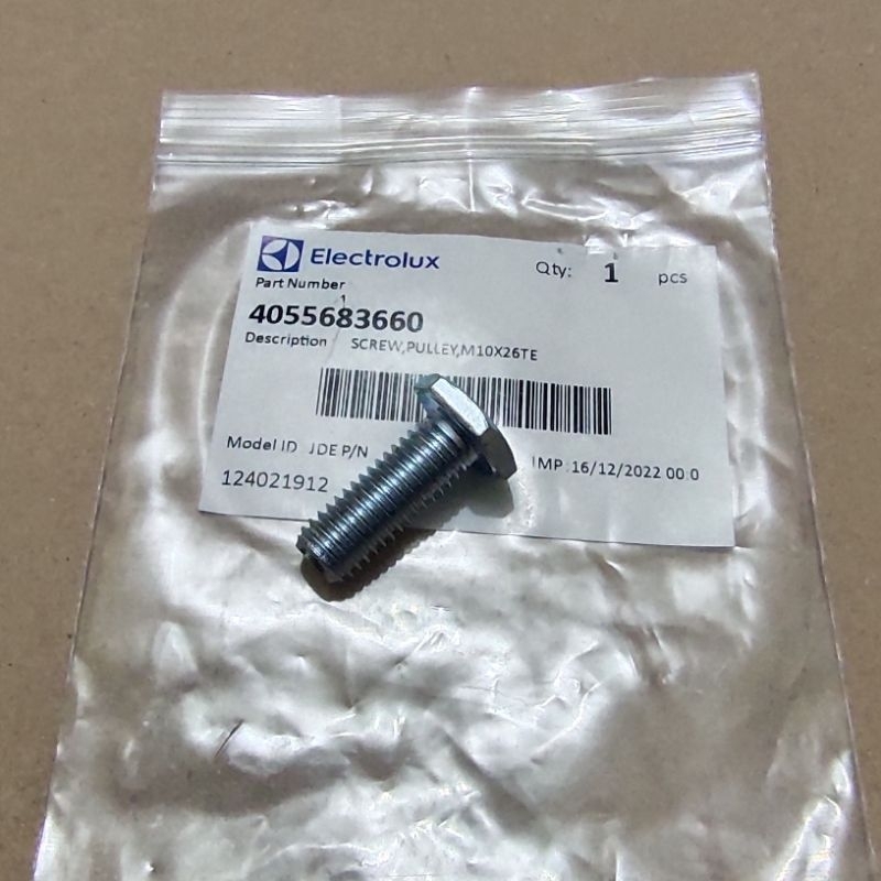 baut pully tabung mesin cuci electrolux original