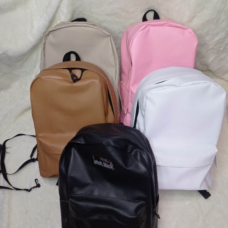 backpack kulit/tas ransel kulit/tas anti air/tas sekolah