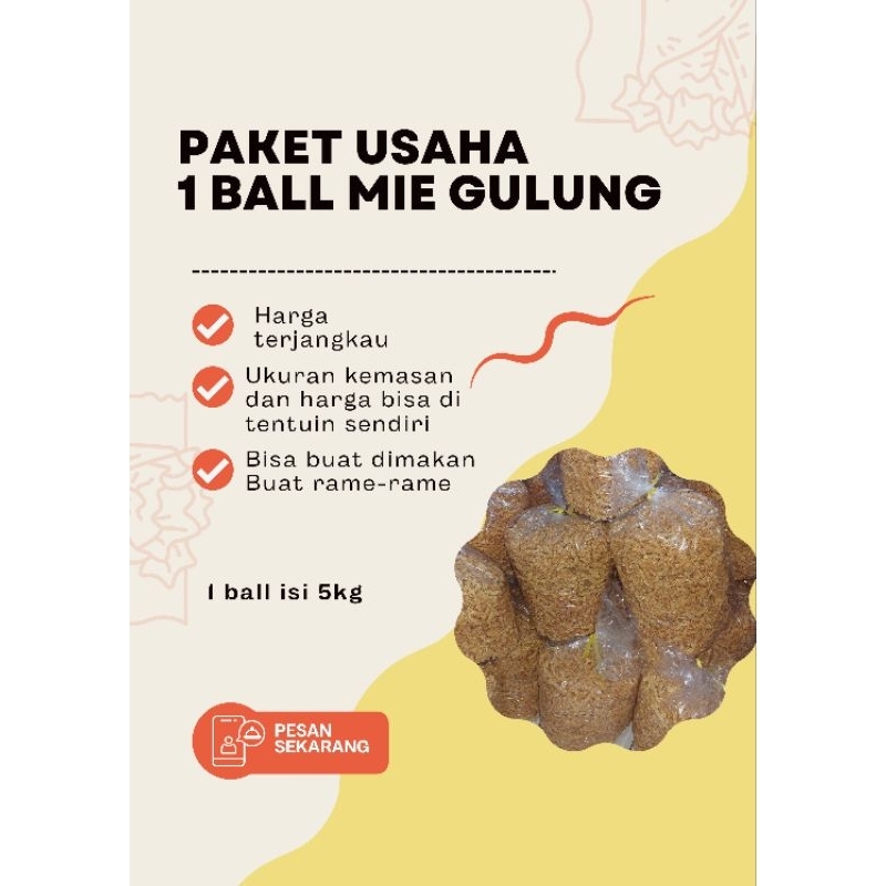 

PAKET USAHA CEMILAN VIRAL 5KG MIE UWEL/MIE GULUNG UNTUK DI JUAL LAGI