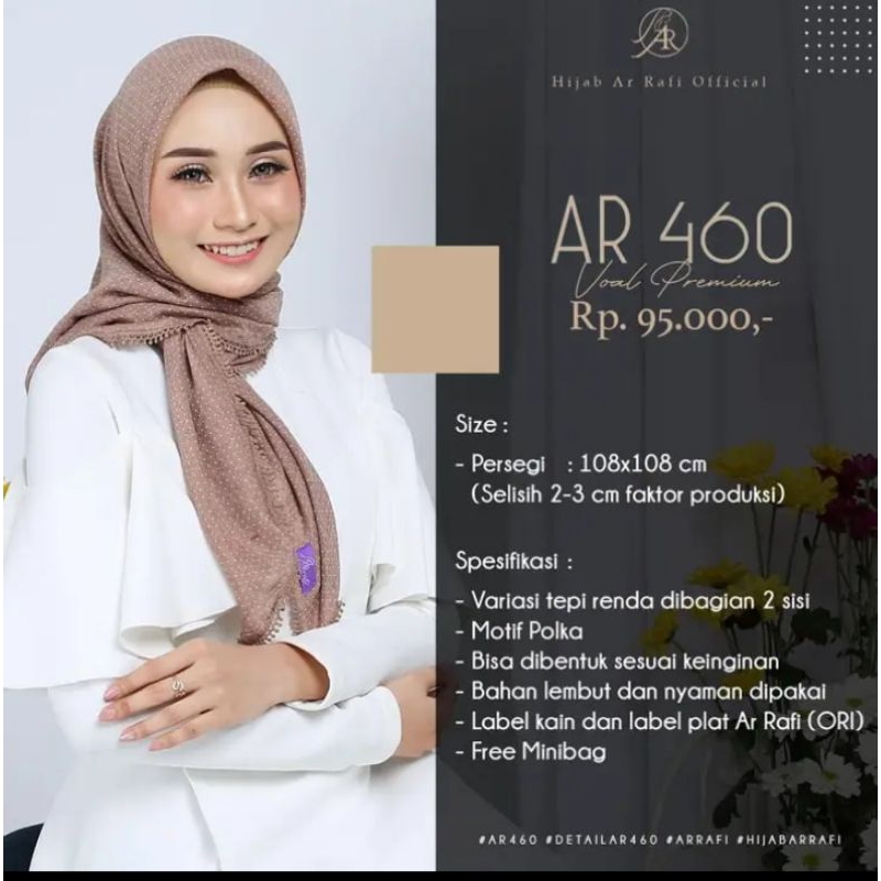PROMO HIJAB ARRAFI ll WARNA MOCCA
