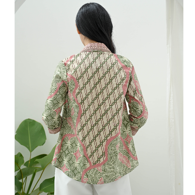 Outer Batik 241 UBI/ Rompi Batik/ Luaran Batik