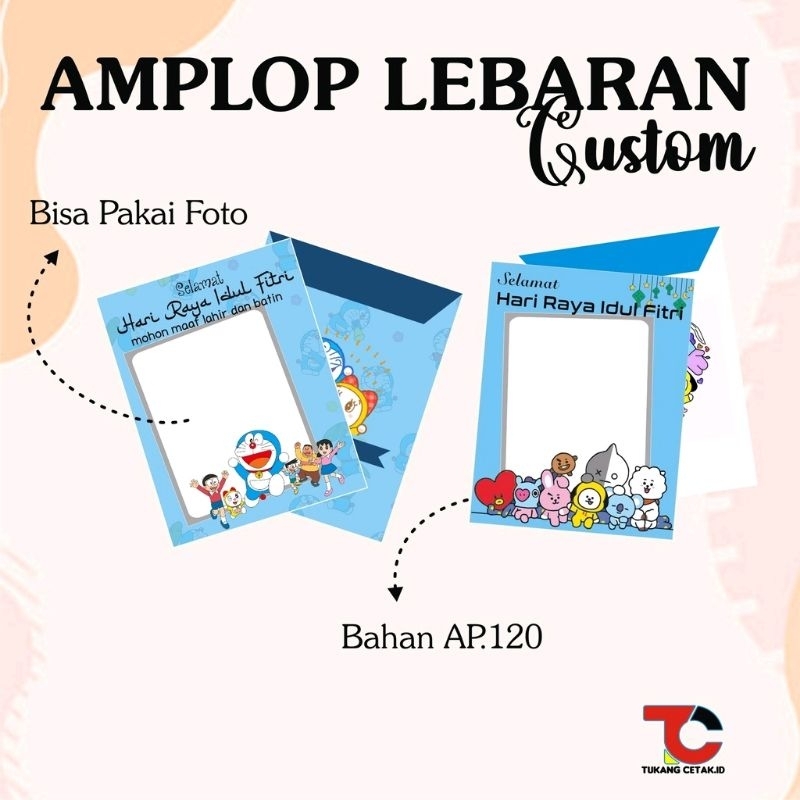 

[Isi 12] Amplop Angpau Lebaran Custom