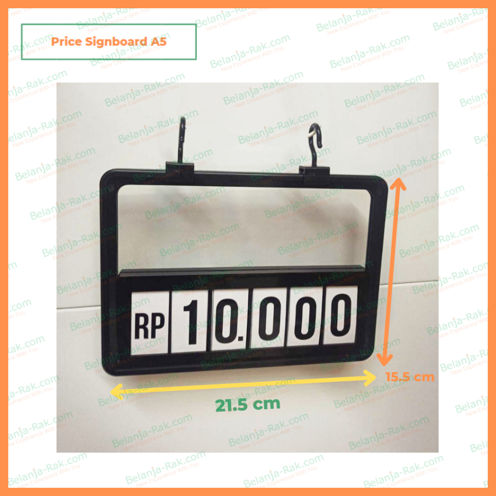 

Price Signboard A5 Papan Promosi Harga Gantung
