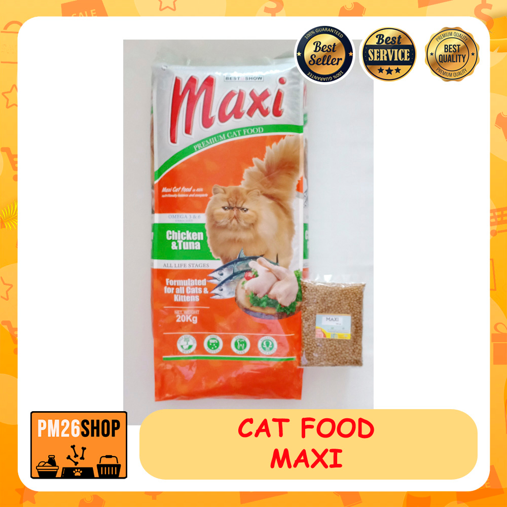 MAKANAN KUCING CAT FOOD MAXI 20 KG