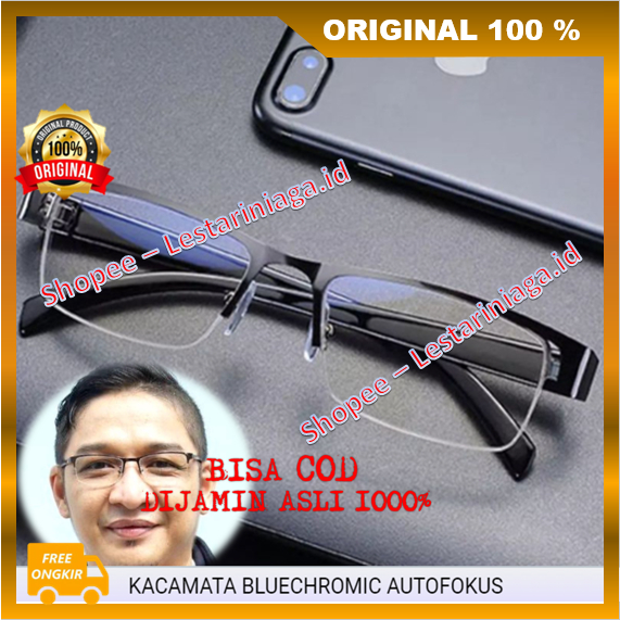 Kacamata Baca Superior Kacamata Bluechromic Autofokus Anti Radiasi Kacamata Rabun Dekat Pria dan Wan
