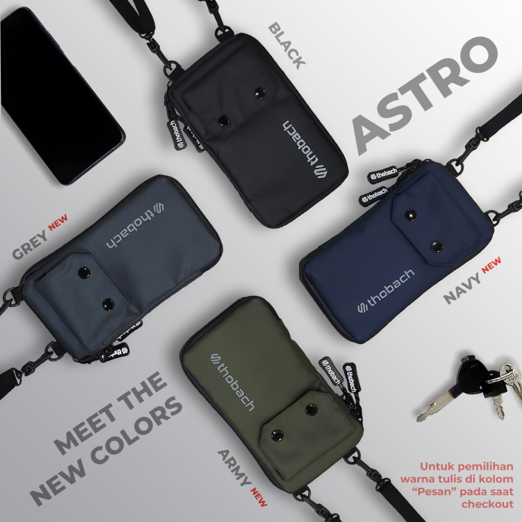 SLING POUCH HP BIMO ANTI AIR PRIA WANITA ASTRO THOBACH ORIGINAL