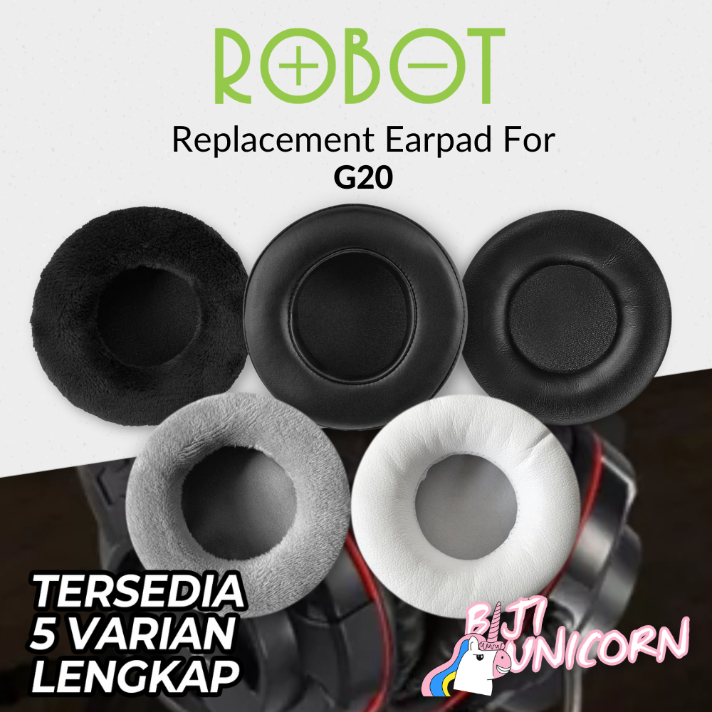 Earpad Earcup Ear Cushion Gaming Robot G20 Busa Foam Bantalan