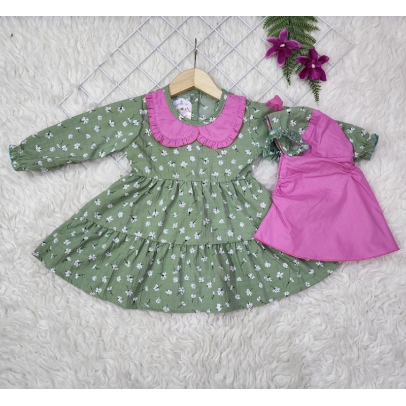 Baju muslim anak perempuan gamis baby girl gamis bayi perempuan