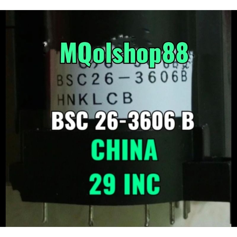Flayback TV BSC26-3606B JY0301-0295B BSC26-3606B JY 301-0295B