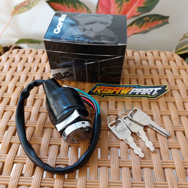 Kunci kontak honda cb cg kabel 4 import kunci kontak cb merk gorilla