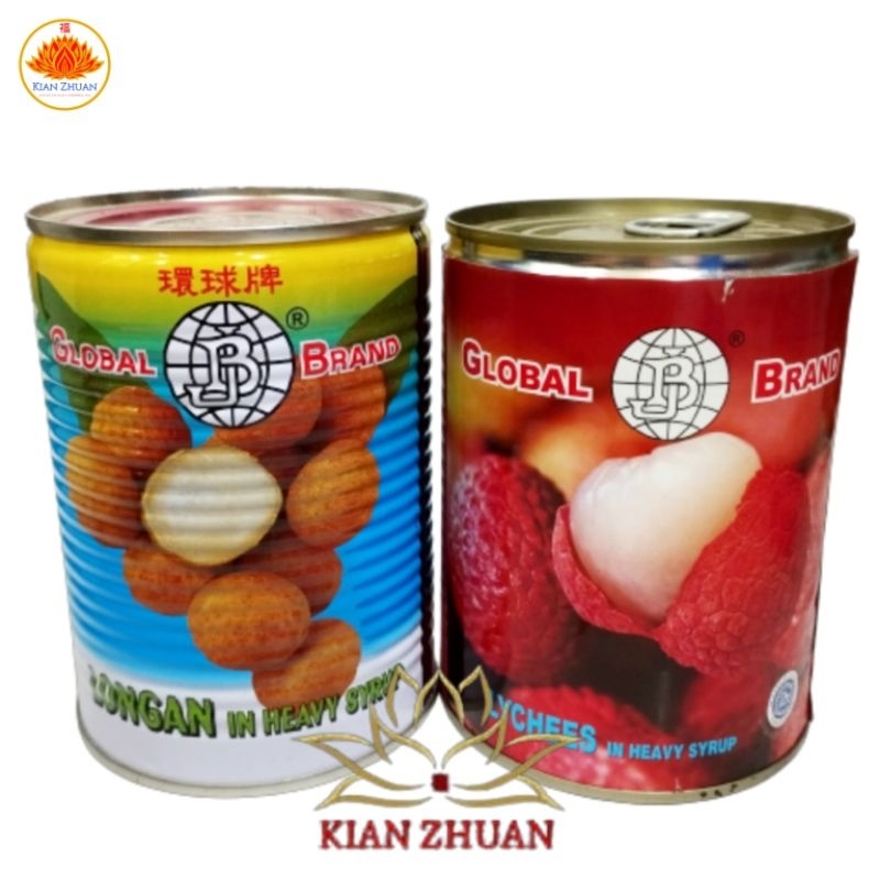 

Global Brand Aneka Buah Kalengan / Longan/Lengkeng / Lychee/Leci