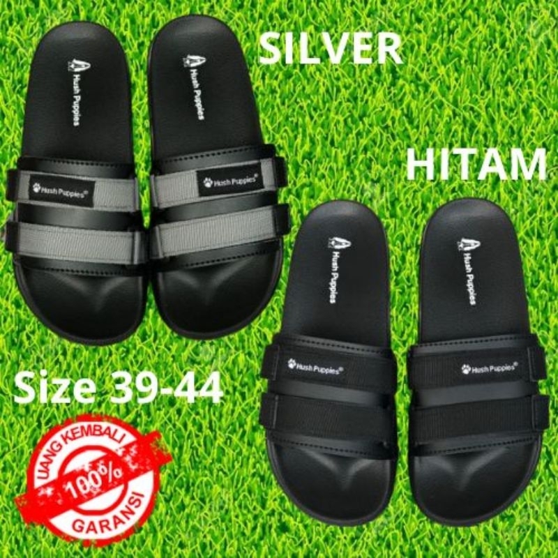 sandal slide hush puppies pria wanita | sendal slop hush puppies | sandal slip on hush puppies