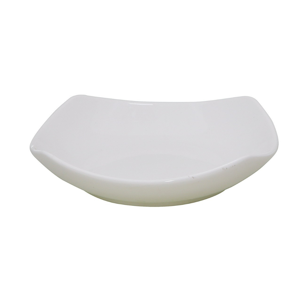 Mangkuk Vicenza 9 inch, Mangkuk putih 22 cm J0913 sebagai alat saji makanan, Bowl Vicenza berbahan P