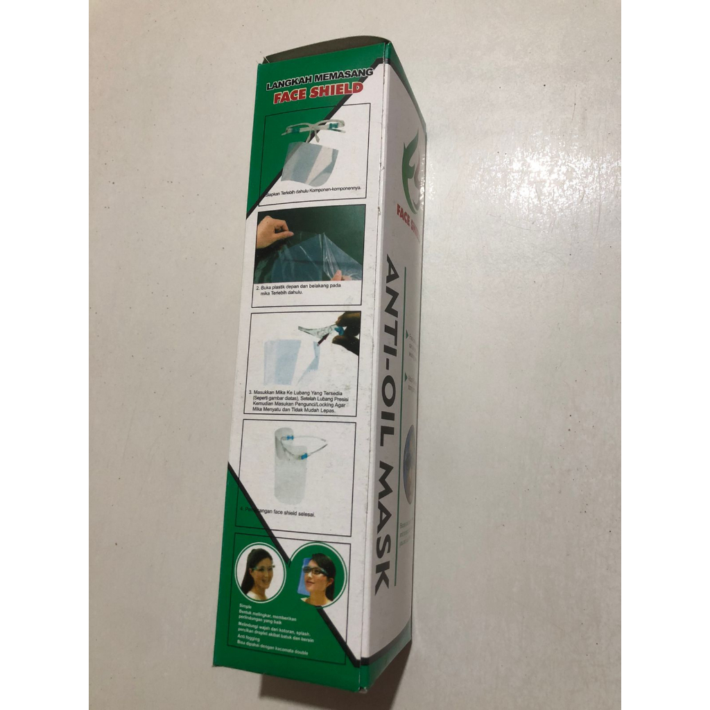 Face shield/ pelindung wajah/ mika kaca mata nagita