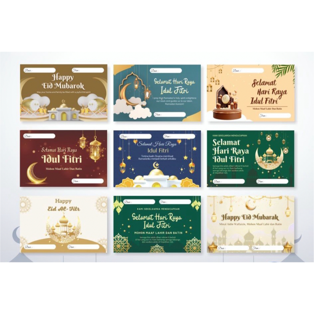 

GREETING CARD / Kartu Ucapan Ulang Tahun Lebaran Idul Fitri Happy Wedding Pernikahan