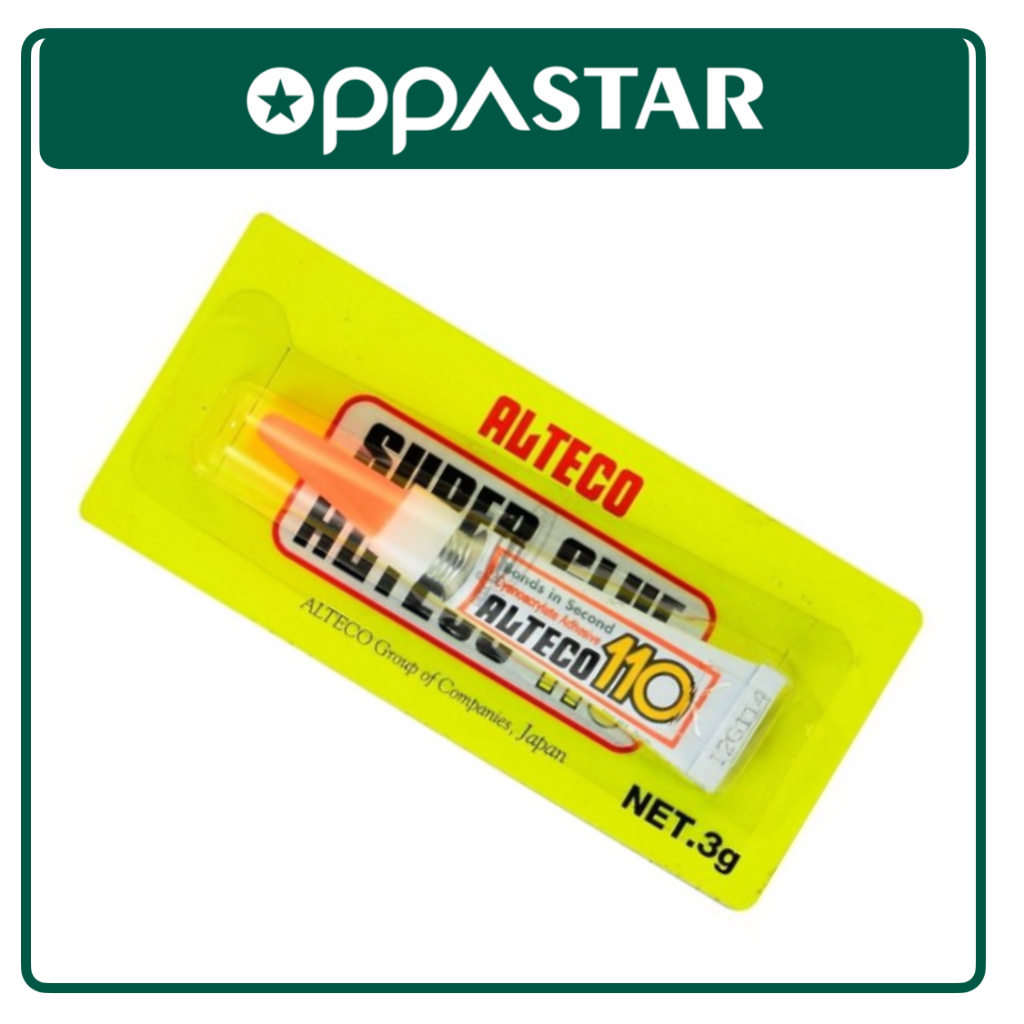 

Super Glue ALTECO 110 Kuning 3gr Japan Lem G Cair Korea Kayu Kertas Porselin Metal