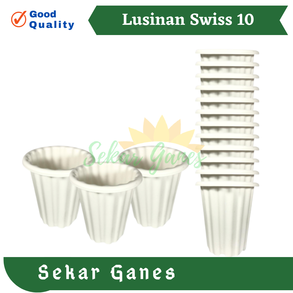 PAKET Lusinan Pot Swiss 10 Putih Merah Bata Hitam Pot Yogap 10 13 15 Hitam Putih Coklat Merah Bata Pot Yogap 17 18 19 Pot Yogap Murah Pot Bunga Tinggi Pirus Tegak Bagus Tebal