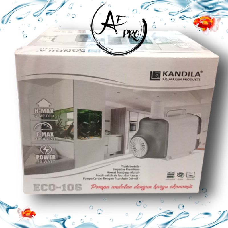 KANDILA ECO 106 Pompa Kolam KOI Air Mancur Hidroponik Submersible Pump