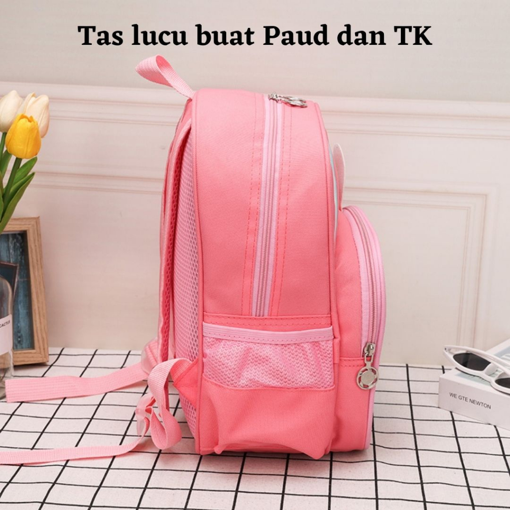 [MONA] Tas Ransel Anak Sekolah Gambar Lucu Buat Paud TK dan SD Kualitas Import Premium -M0231