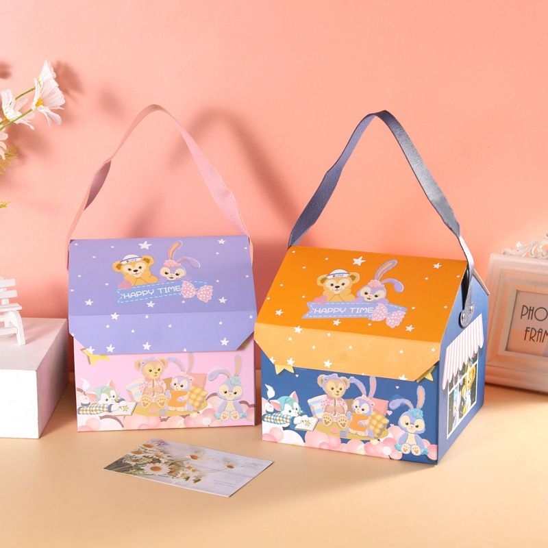 

KOTAK KADO BENTUK RUMAH GIFT BOX HADIAH ULANG TAHUN HAMPERS GOODIE BAG KANTONGAN SOUVENIR PRESENT LAHIRAN NEWBORN