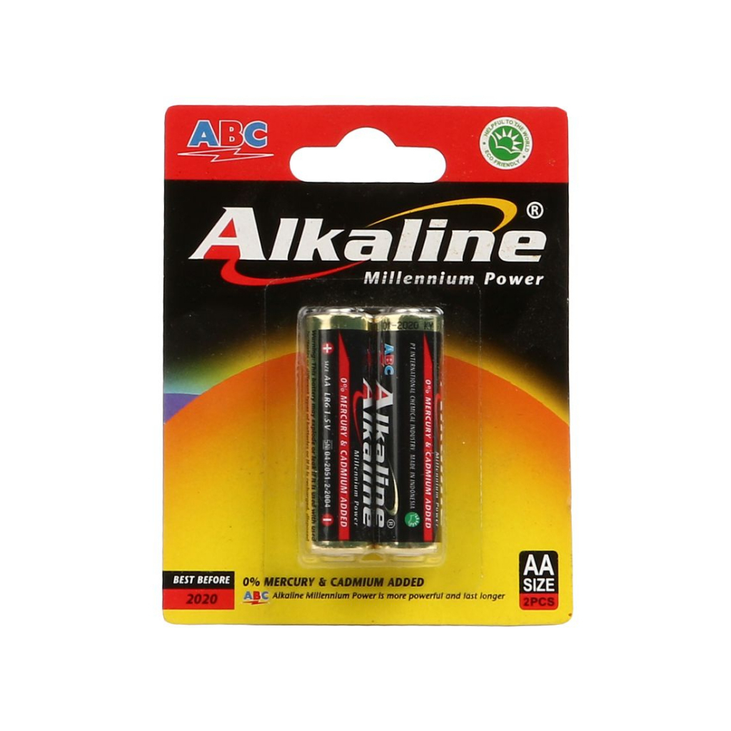 ABC (Battery) Baterai Alkaline AA (Baterai Alkalin) LR-06 MP 2B 1pack(2pcs)