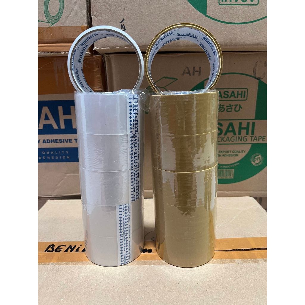 LAKBAN ASAHI COKLAT &amp; BENING 45 MM X 17M