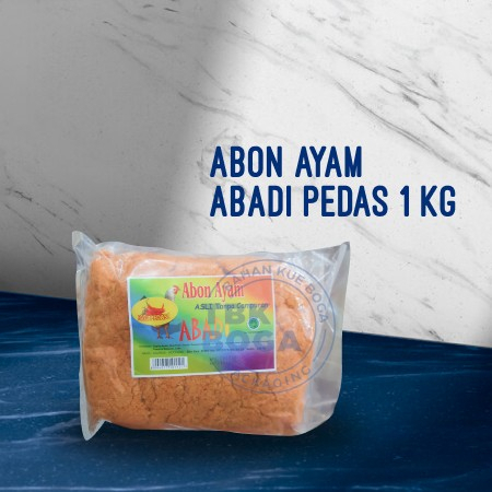 

Abon Ayam Abadi ( 1000 gr / 1 kg ) Pedas Chicken Floss