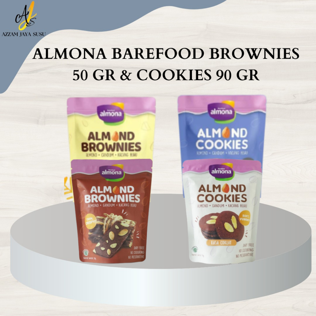 

Almona Brownies 50 gr & Cookies 90 gr / Azzam Jaya Susu