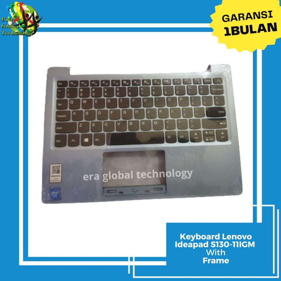 Keyboard Laptop Lenovo Ideapad S130-11IGM with Frame