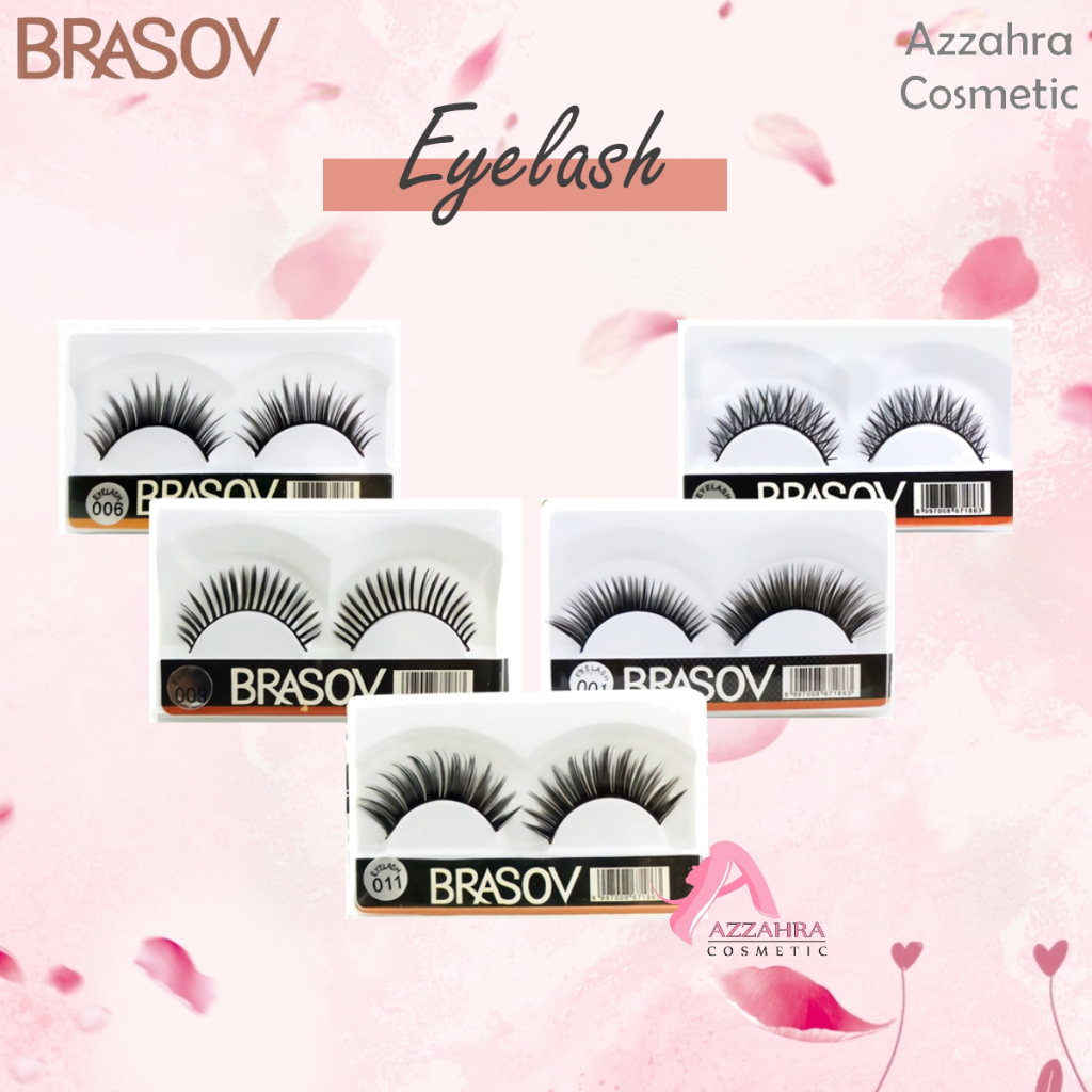 BRASOV Bulu mata Palsu Natural fake eyelash 1pasang