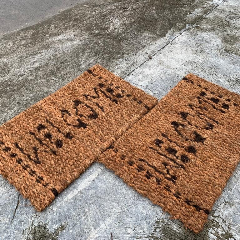 Keset Welcome Anyaman Ijuk - Keset Sabut Kelapa - Keset Dapur