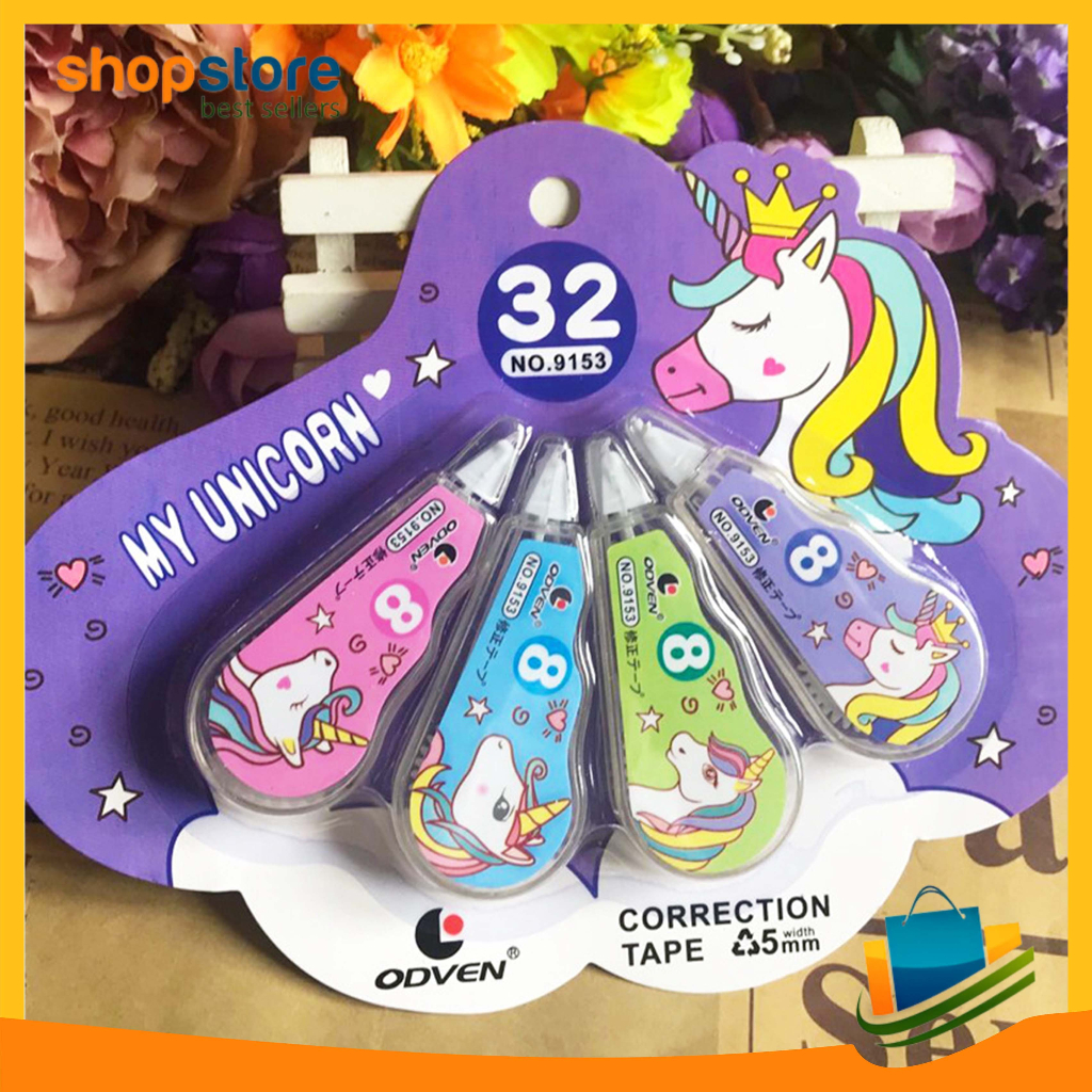 

Tipe X Pita Import Penghapus Pulpen Roll Correction Tape Tipex Set 4pcsCOD 966