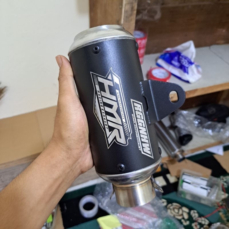 slincer hm04 black coating original HMR RACING EXHAUST