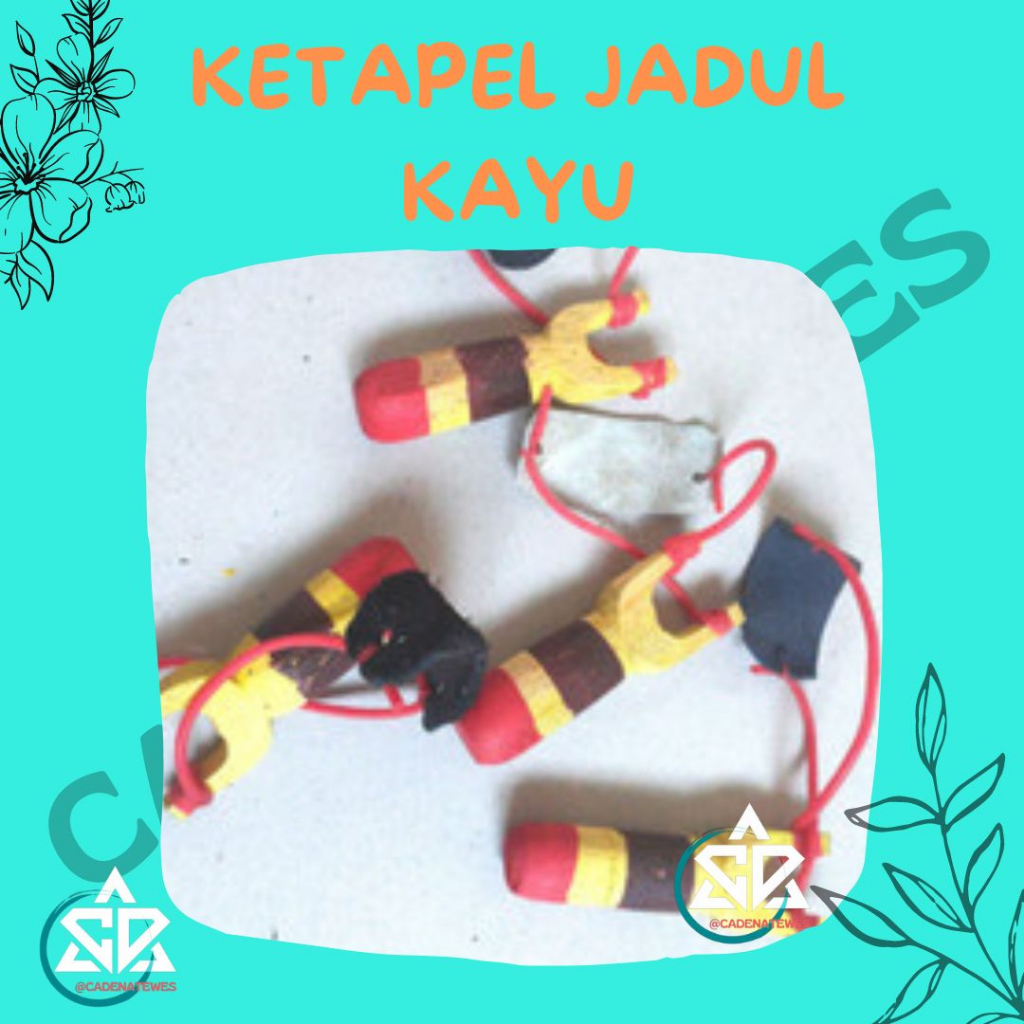 ✞TERMURAH✞ MAINAN JADUL - KETAPEL KATAPEL KAYU 1 PCS - MURAH - GROSIR