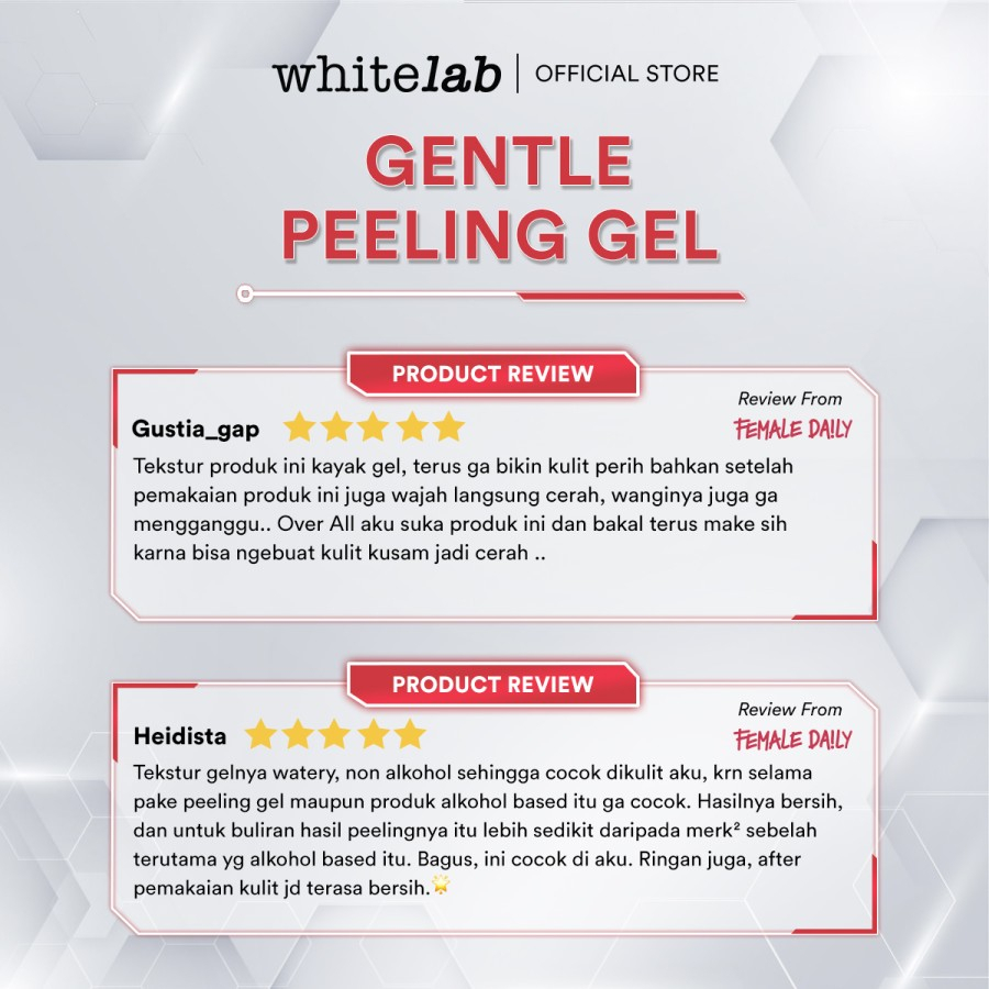 Whitelab Gentle Peeling Gel 50gr