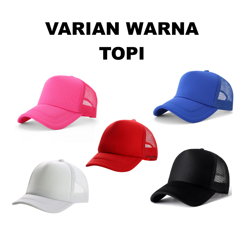 PVJ - Topi Anak Pria Wanita Jaring Karakter Dino Trucker Hat Outdoor
