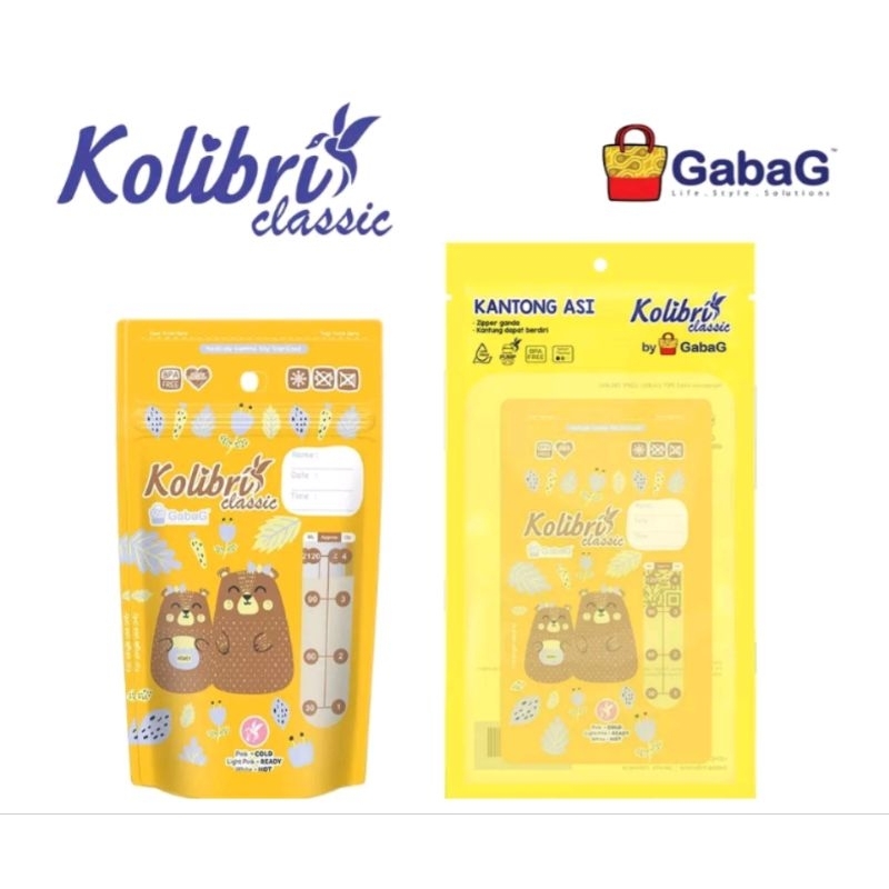 Gabag Kantong Asi 100/120ml Kolibri