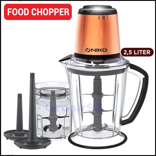 Food Processor Niko Katana Pro Gold 2 Liter Pencacah Daging