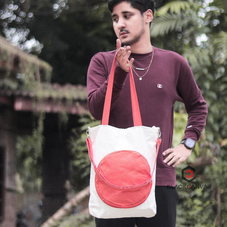 Tas Selempang + Tote Bag HITAKA.id Canvas Premium 100% Cotton